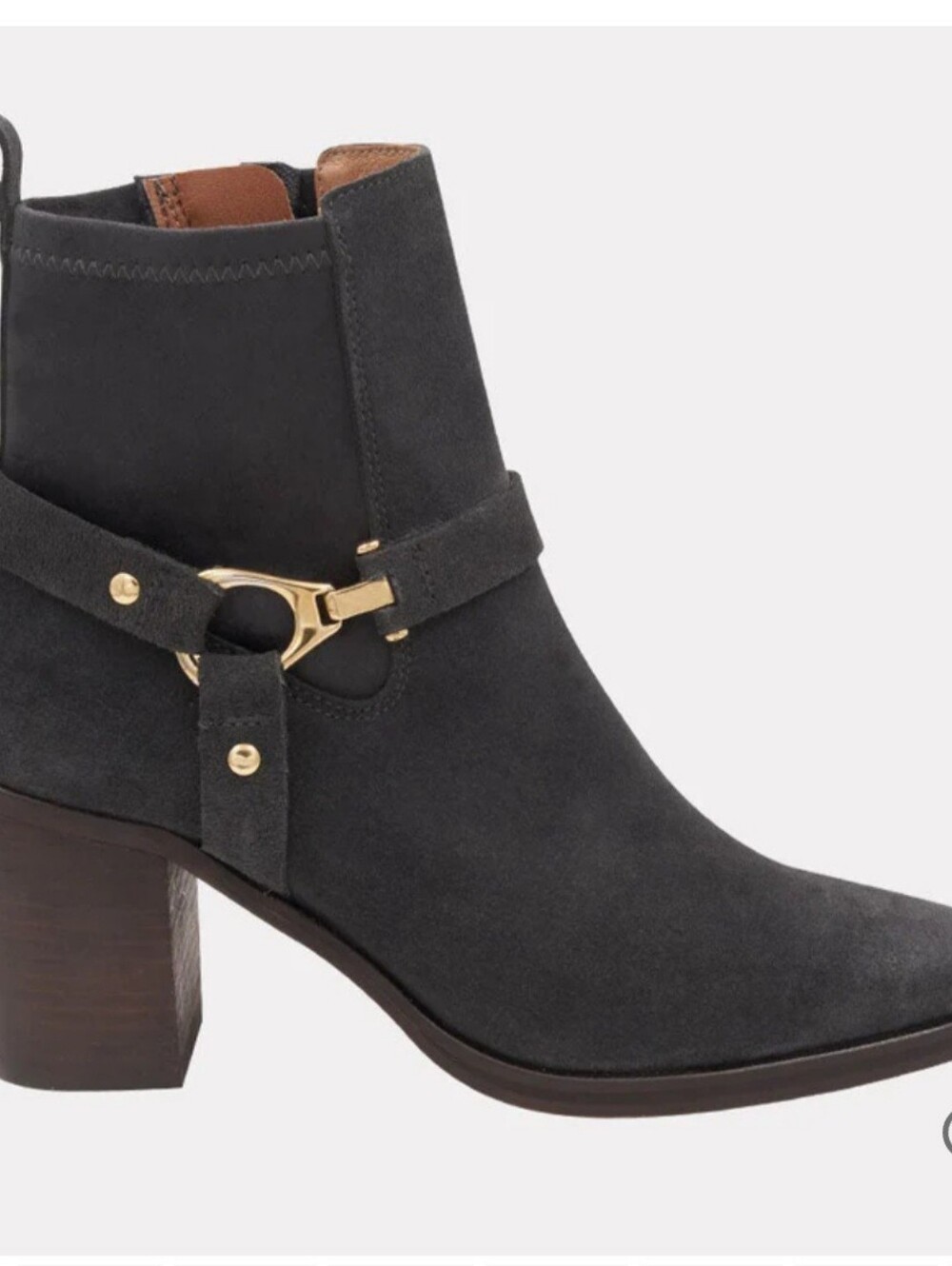 Andre Assous Royal Suede Boot In Charcol Size 8